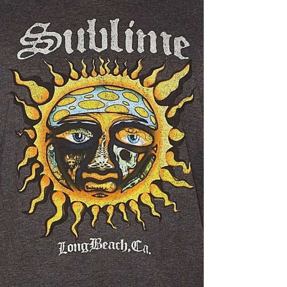 Sublime Stamp Logo Long Beach ska punk rock reggae Official T-Shirt 3XL NWT - Picture 2 of 2